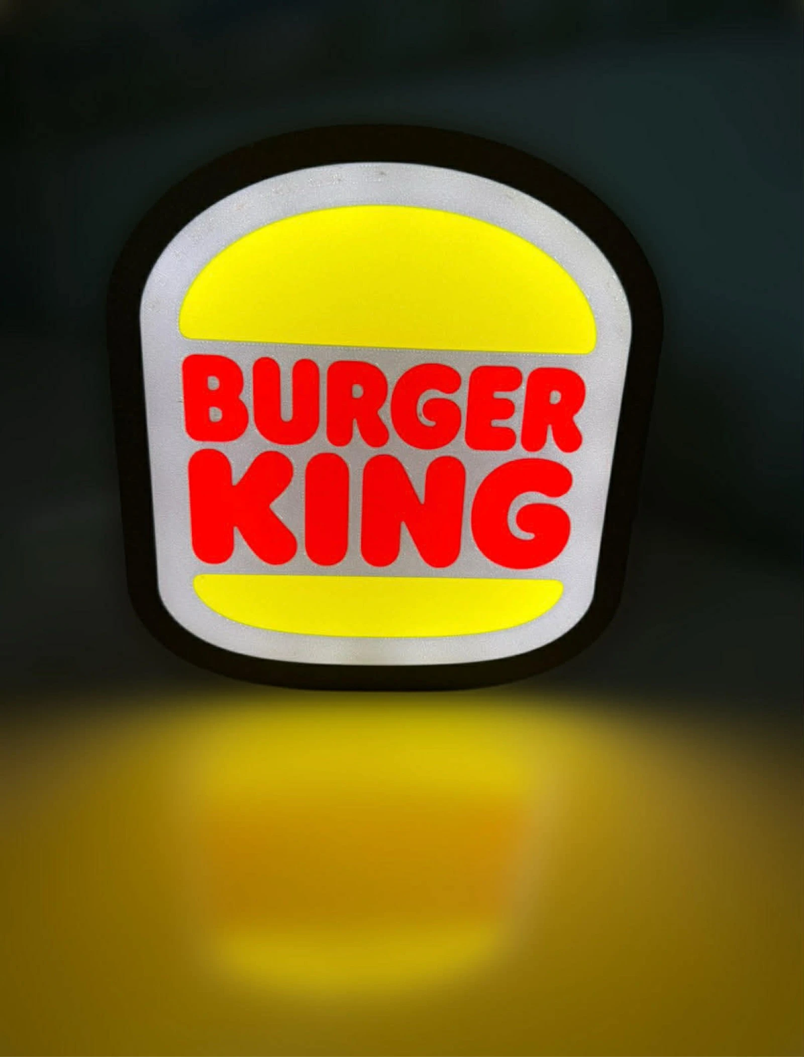 Boîte à lumière burger  King